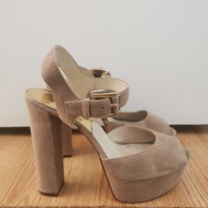 Michael Kors London Open Toe Heeled Sandal